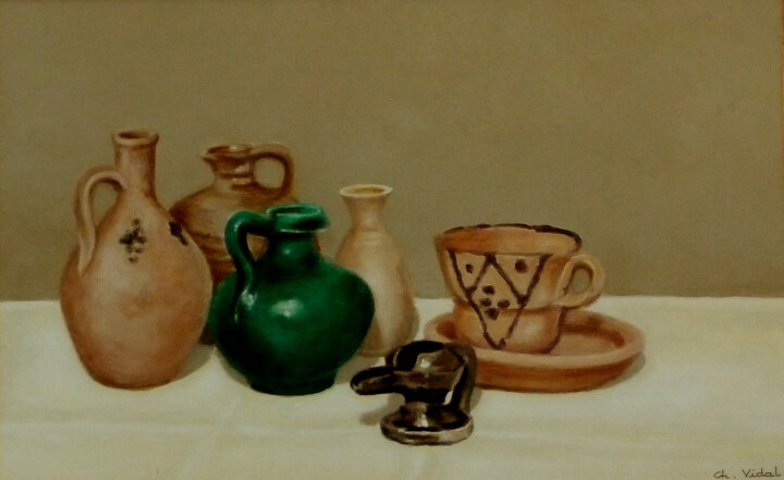 Poteries rustiques 绘画, 13x20.9 in