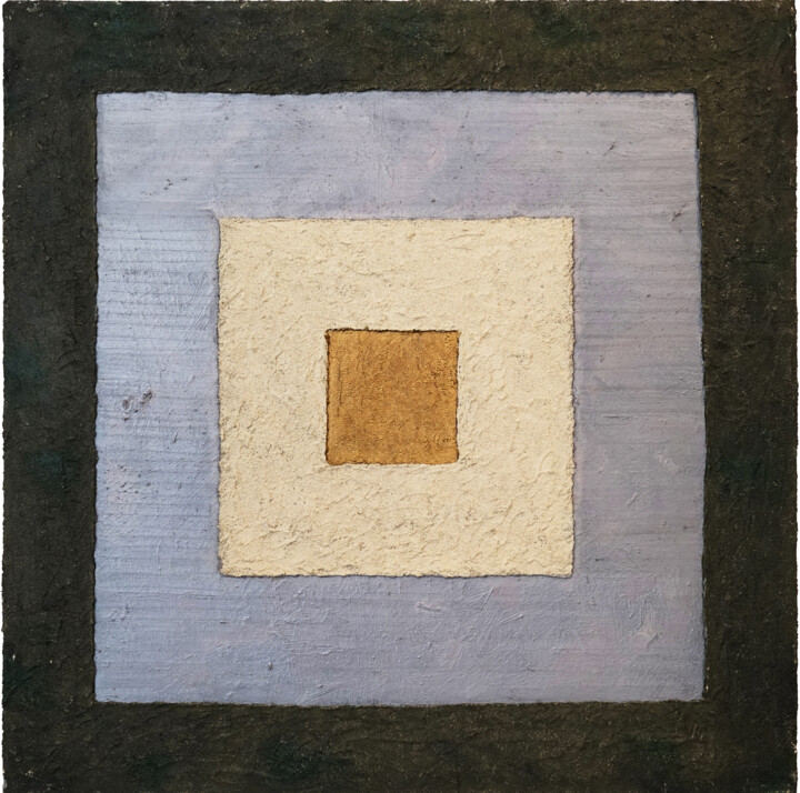 绘画 标题为“CUBED” 由Joshua Soleimani, 原创艺术品, 丙烯 安装在木质担架架上