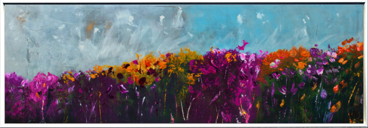 Pradera de Flores Pittura, 15,8x47,2 in