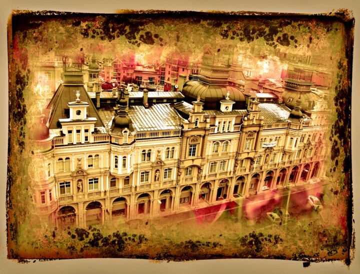 Digital Arts titled "домики houses 74" by Dima Dima Vil Ms Wilms (Rok Zivopisec Rock Painter), Original Artwork, 2D Digital…