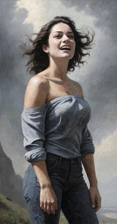 Painting,  65.2x34.1 in 