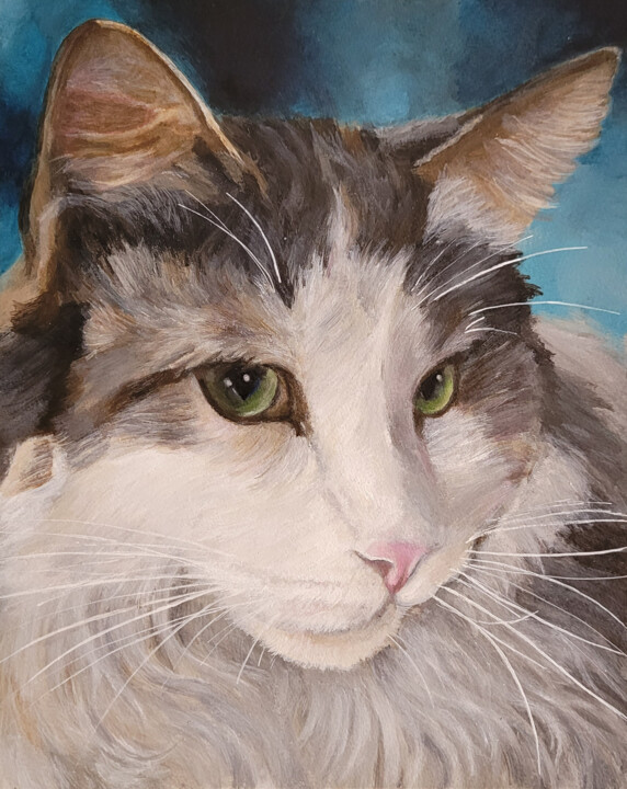 Painting titled "Chase" by Daf, Original Artwork, Acrylic