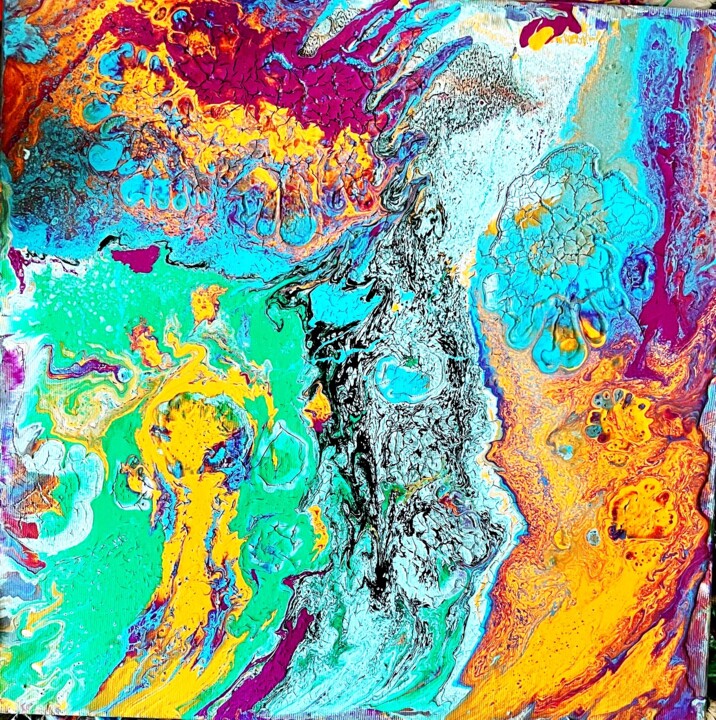 NEVERENDING HOPE Pittura, 15,8x15,8 in