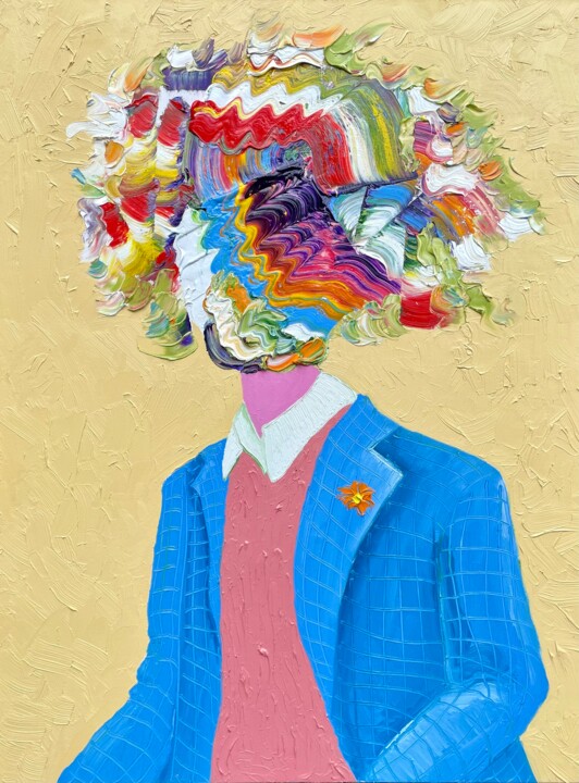 The Influencer 绘画, 48x36 in