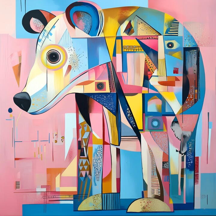 The Cartoonish Bear 数字艺术
