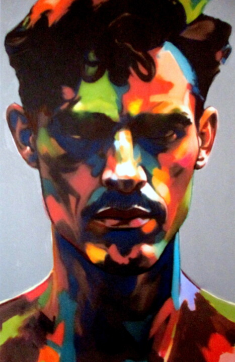 绘画,  28x18.1 in 