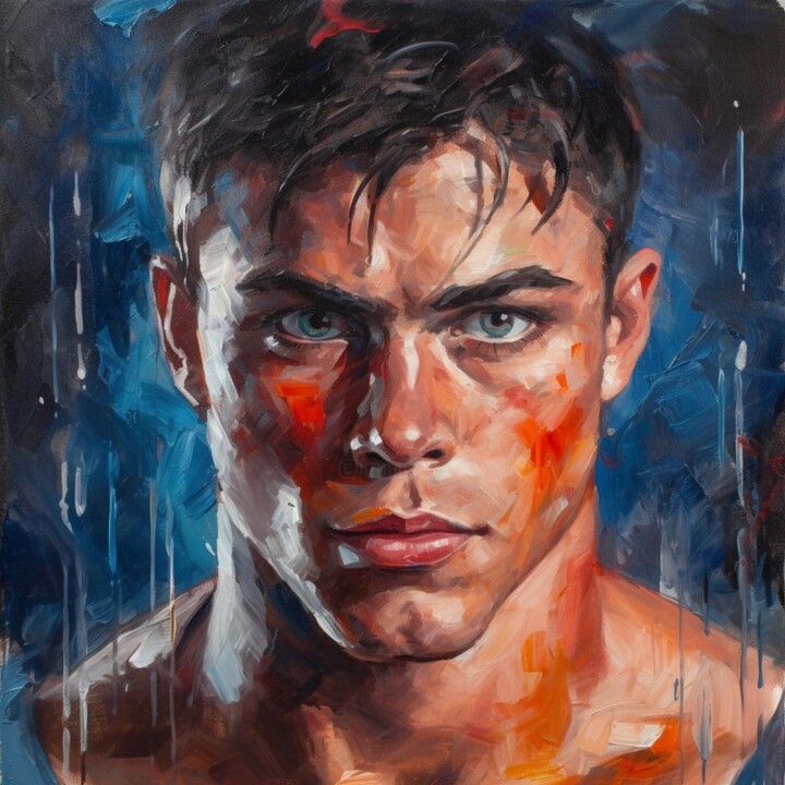 ZAC 绘画, 15.8x15.8 in