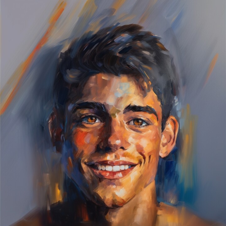 YANNIS 绘画, 15.8x15.8 in