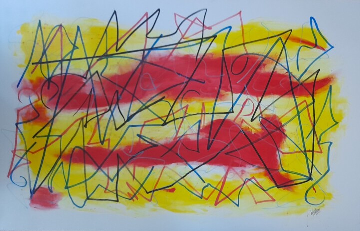 Pintura intitulada "TITULO" por Alfredo Marceneiro, Obras de arte originais, Acrílico