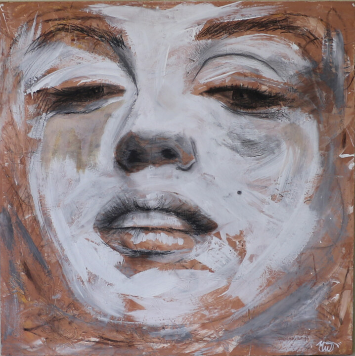 Early Work #3 绘画, 23.6x23.6 in