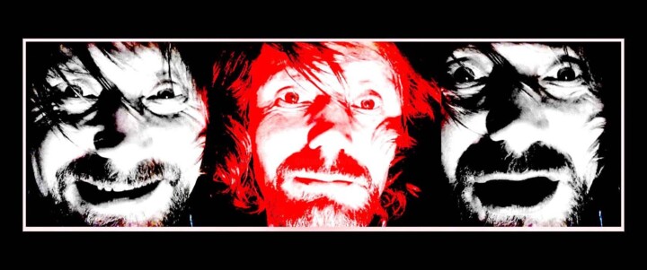 Фотография под названием "тройной автопортрет…" - Дима Dima Вильмс Wilms (Рок-Живописец Rock-Painter), Подлинное произведени…