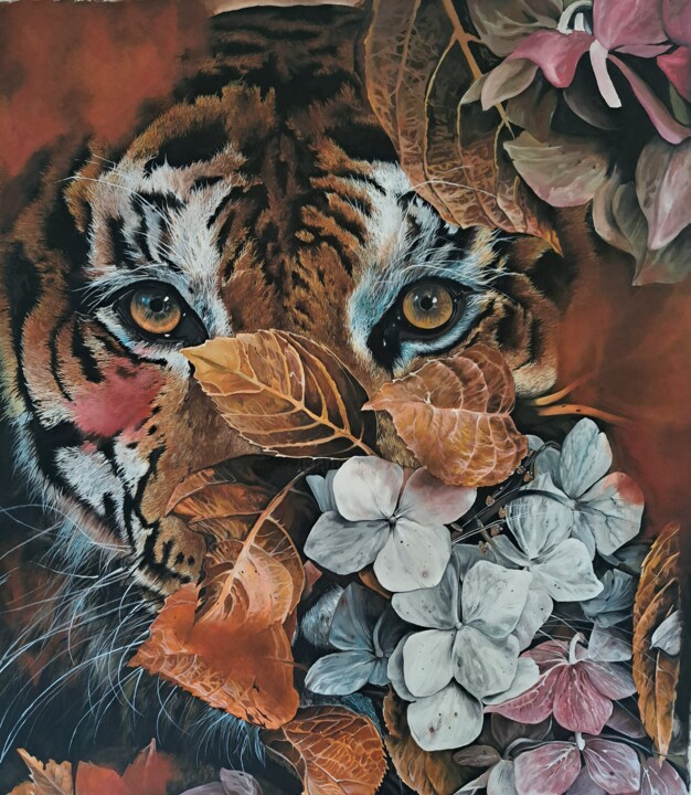 Savage 绘画, 55.1x47.2 in