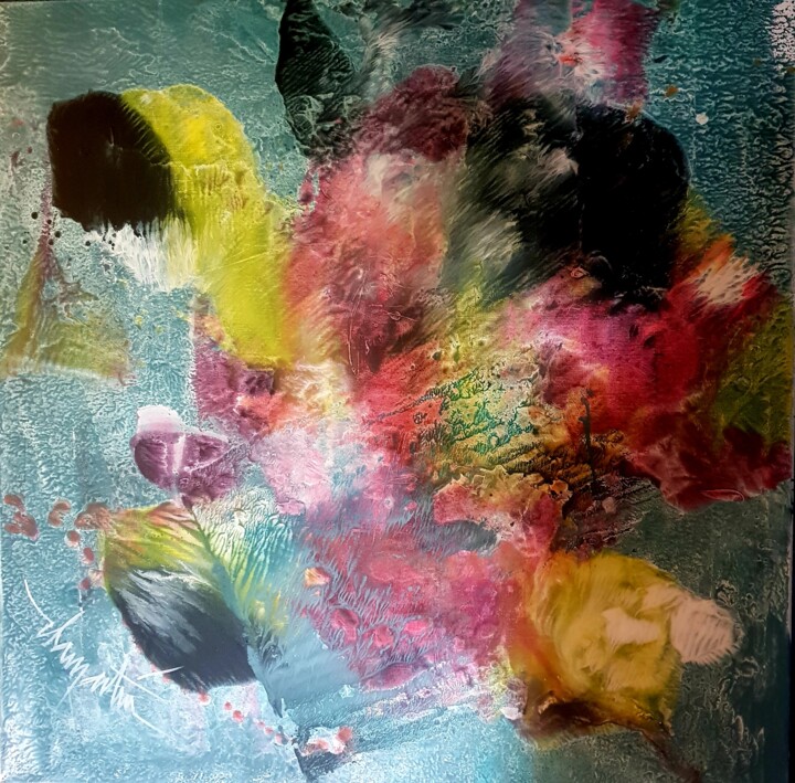Peinture intitulée "sans...!" par Chamartin, Œuvre d'art originale, Acrylique Monté sur Châssis en bois
