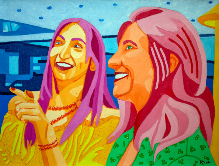 Camryn and Alex No. 7 绘画, 30x40 in