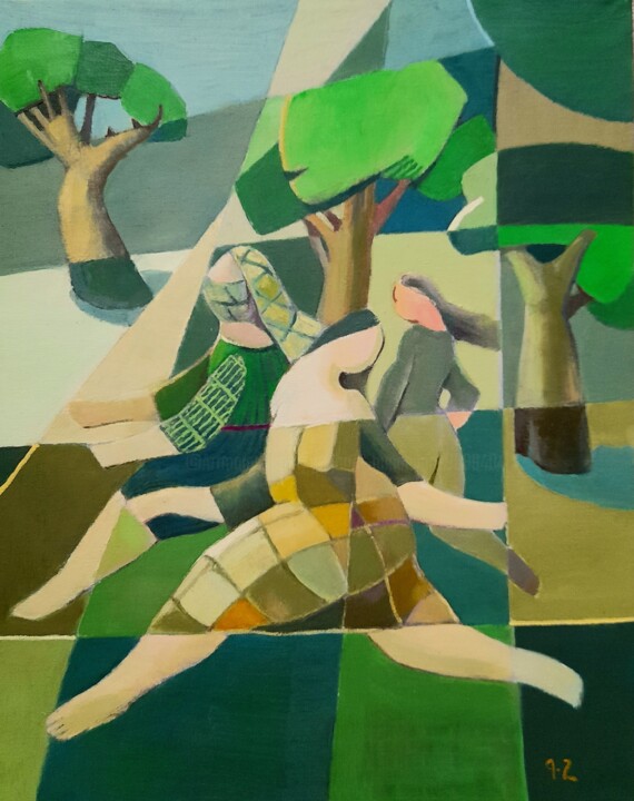 Boundless Energy 绘画, 19.7x15.8 in