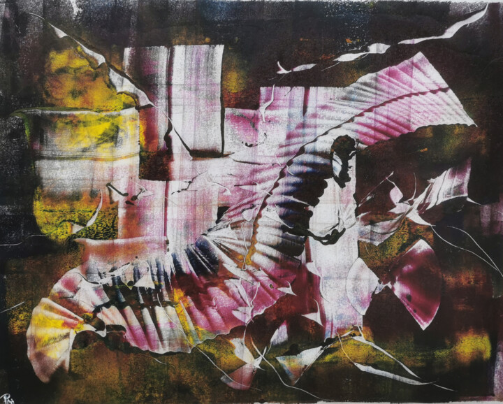 Soulever son destin 绘画, 11.8x15.8 in