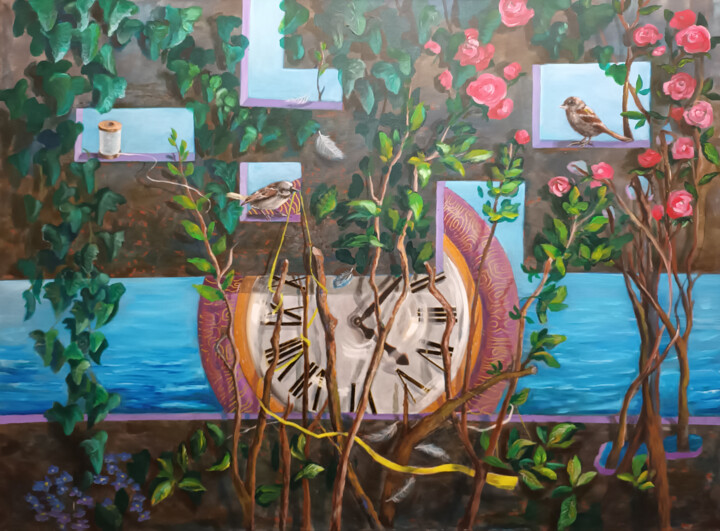 Połączenia 绘画, 38.2x51.2 in