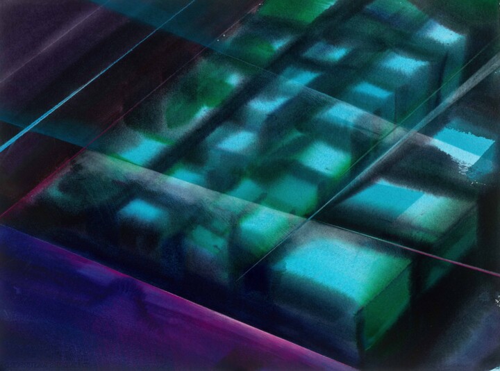 제목이 "算法下的矿石系列-4  Algorit…"인 미술작품 Hongfeng Guo로, 원작, 아크릴