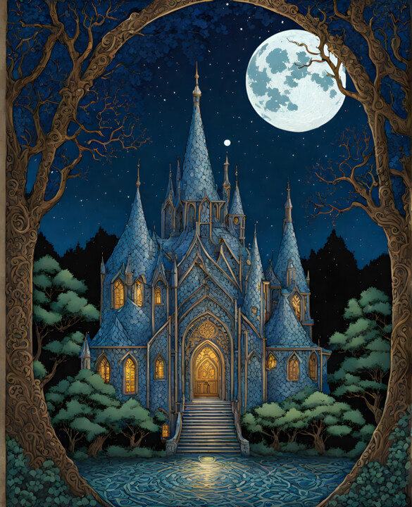 Église fait d'Écailles Digital Arts