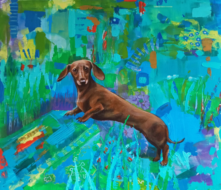 Jamniczka 绘画, 35.4x39.4 in