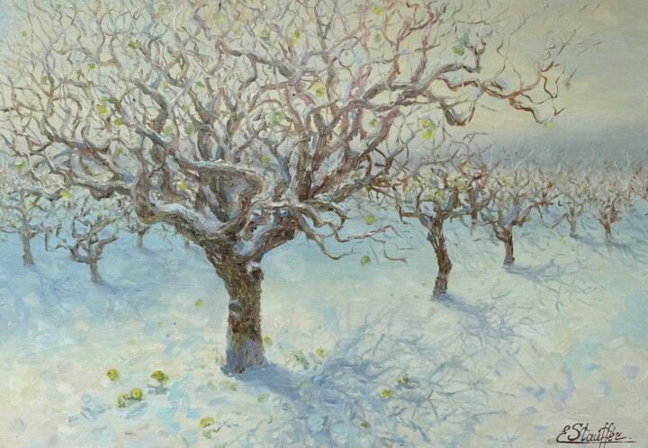 Winter 绘画, 19.7x27.6 in