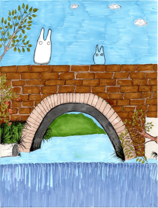 Totoro 图画, 8.3x5.8 in