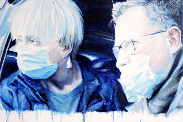 "die Zeiten" başlıklı Tablo Ekaterina Kolesnik tarafından, Orijinal sanat, Petrol