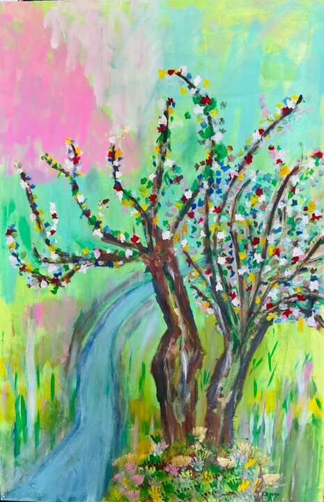 Unit #3006 “Andover Creek” 绘画, 36x24 in