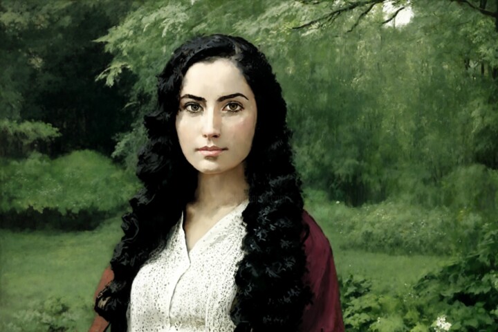 Ethereal Grace Pittura, 52,1x78,1 in