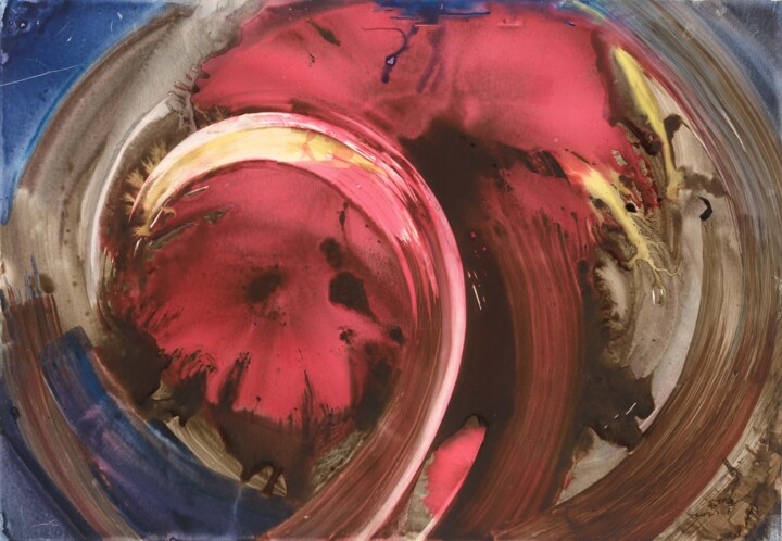 燃脂 Burning Essence 绘画, 20.9x28.7 in