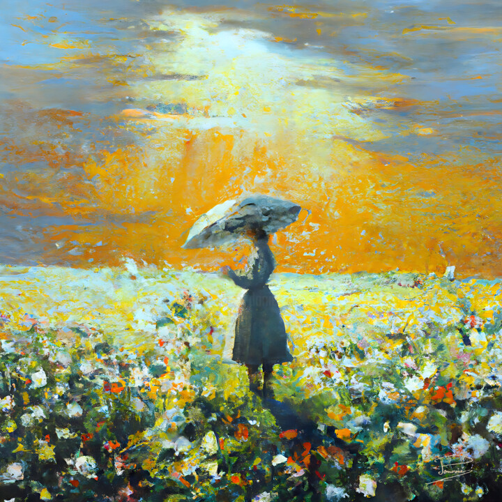 Schilderij,  47,2x47,2 in 