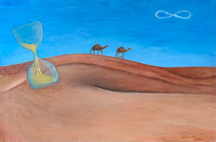 Infinity of Time 绘画, 15.8x23.6 in