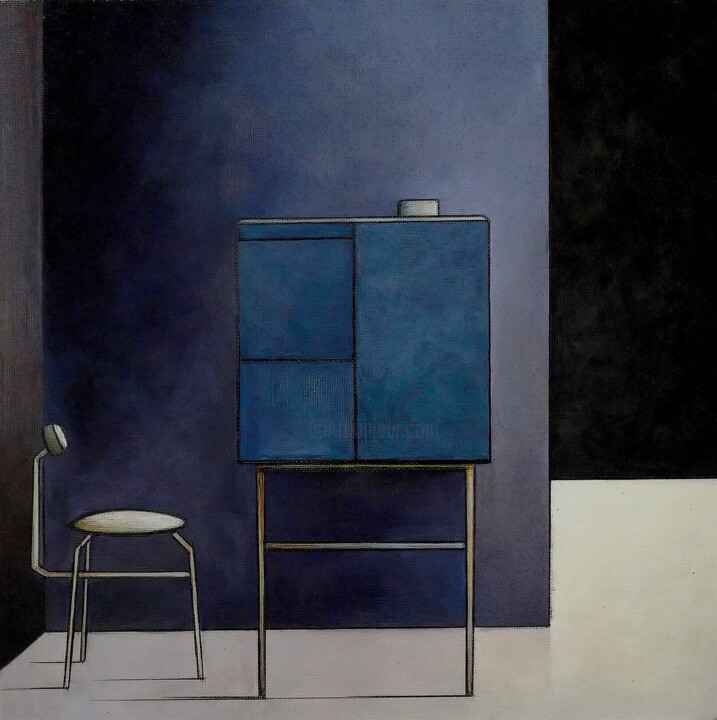 MISE EN SCENE Painting, 9.8x9.8 in