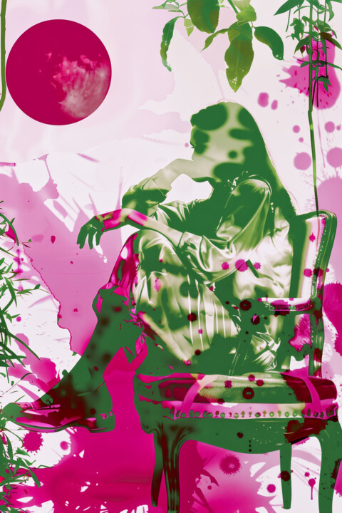 Under the Pink Moon | Unter dem Blutmond 数字艺术