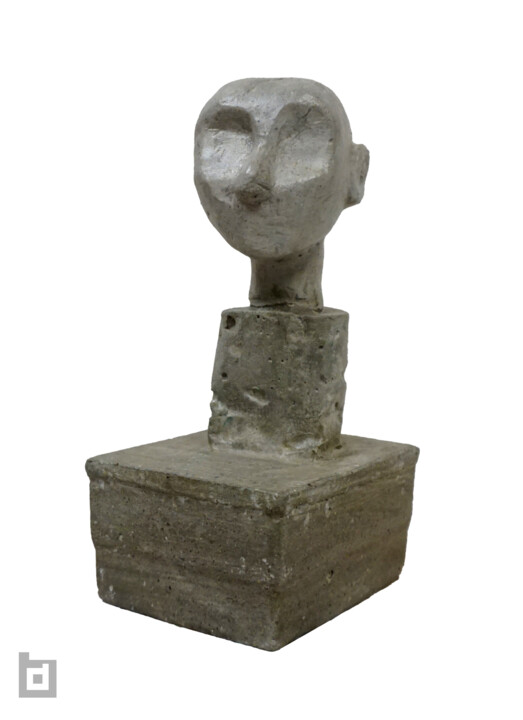 BANGOR BRUTALIST HEAD 雕塑, 9.1x4.3 in