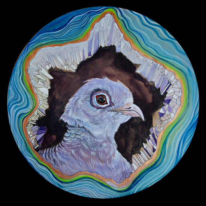 绘画,  9.8x9.8 in 