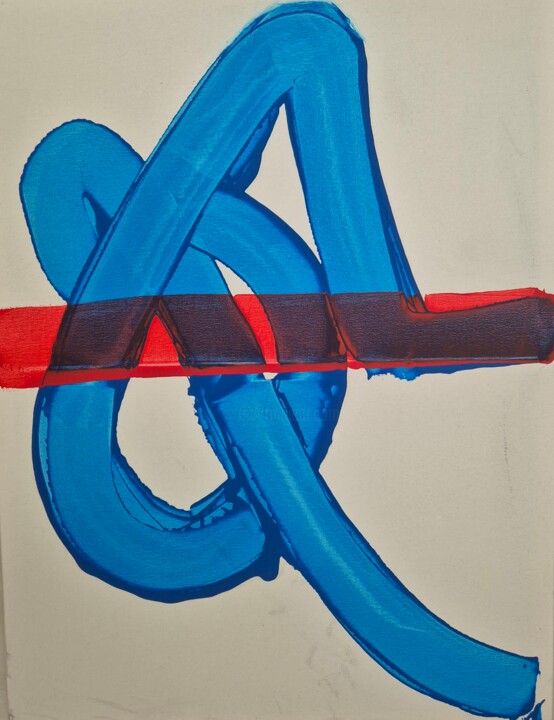 Peinture intitulée "femme fatale" par Armand Latournald, Œuvre d'art originale, Acrylique