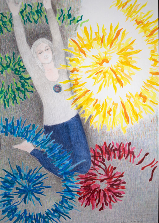 Spiralling into the Light 图画, 23.2x16.3 in
