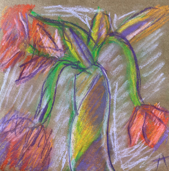3t:E / Flowers - {$M} 图画, 8.3x8.3 in