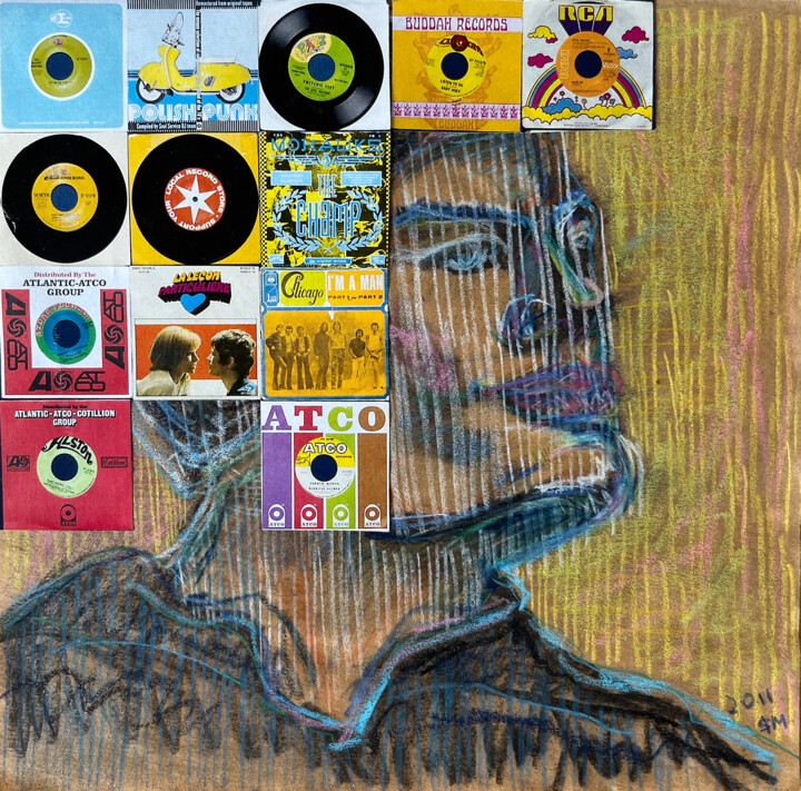 Collages intitulée "3$2w / Never Ending…" par Leni Smoragdova, Œuvre d'art originale, Crayon