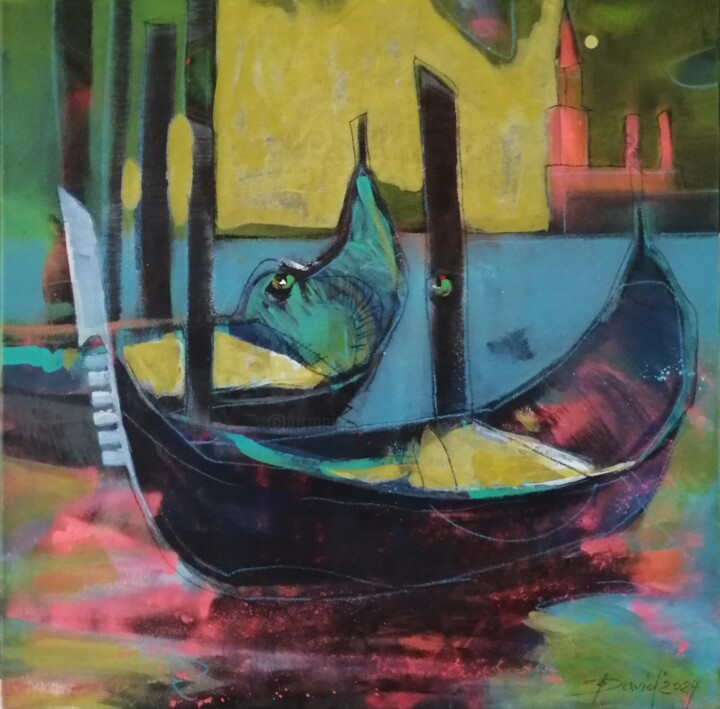 Giacomo's Auge 绘画, 23.6x23.6 in