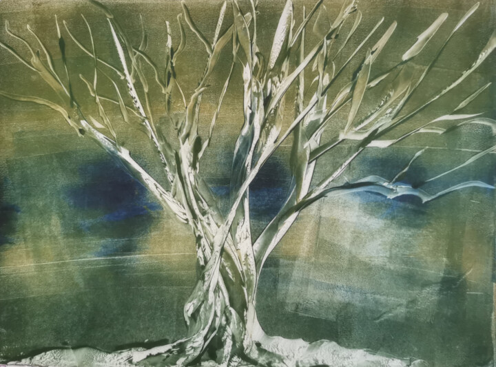 Hiver Painting, 8.7x11.8 in