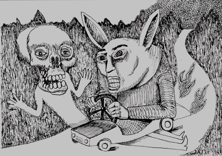 La vengeance Disegno, 8,3x11,7 in