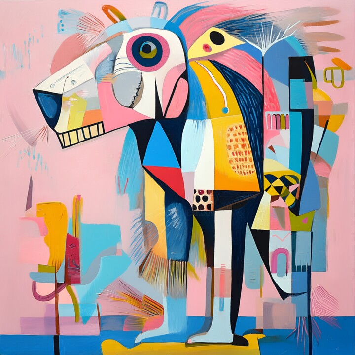 The Colorful King 数字艺术