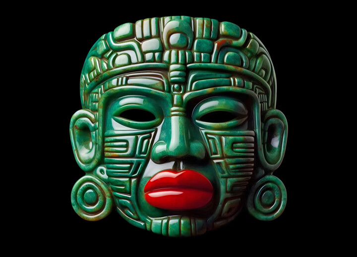 数字艺术 标题为“Pre-Columbian nativ…” 由Art$Art, 原创艺术品, 2D数字工作