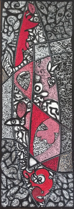 绘画,  27.6x9.8 in 