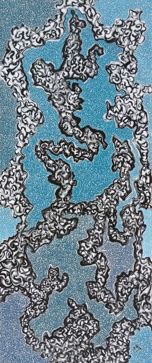 绘画,  23.6x9.8 in 