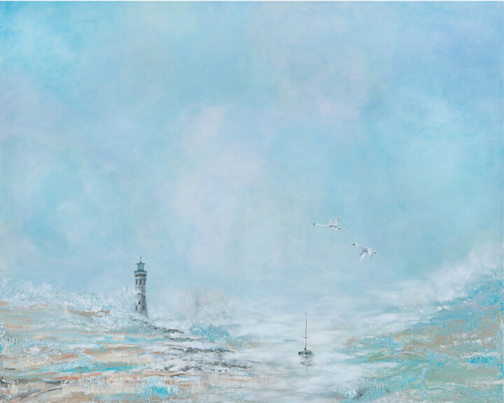 Coastal Bliss 绘画, 31.5x39.4 in