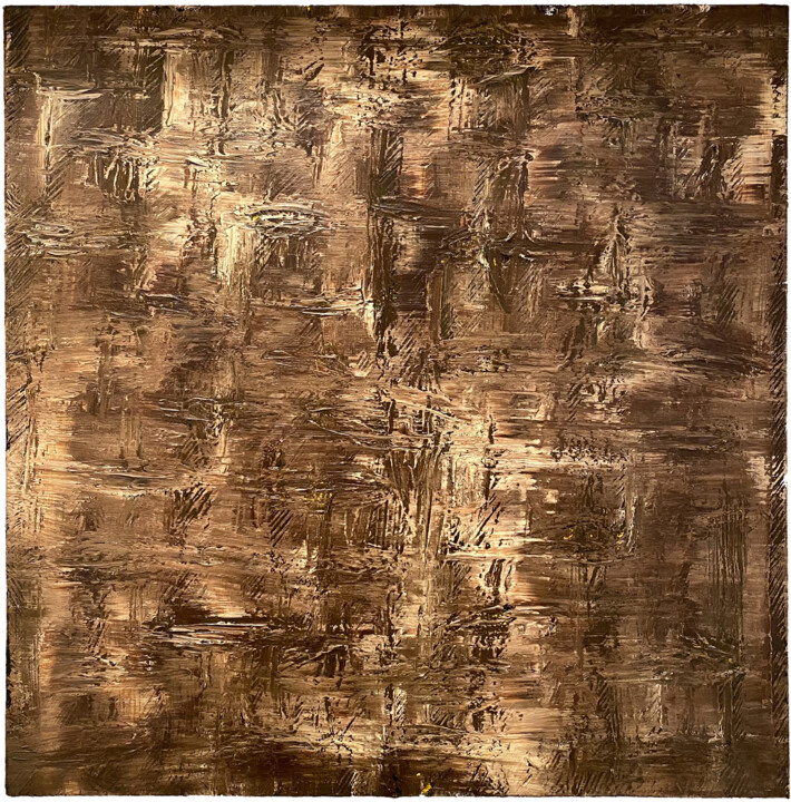 Painting titled "CHOCOLAT" by Joshua Soleimani, Original Artwork, Acrylic