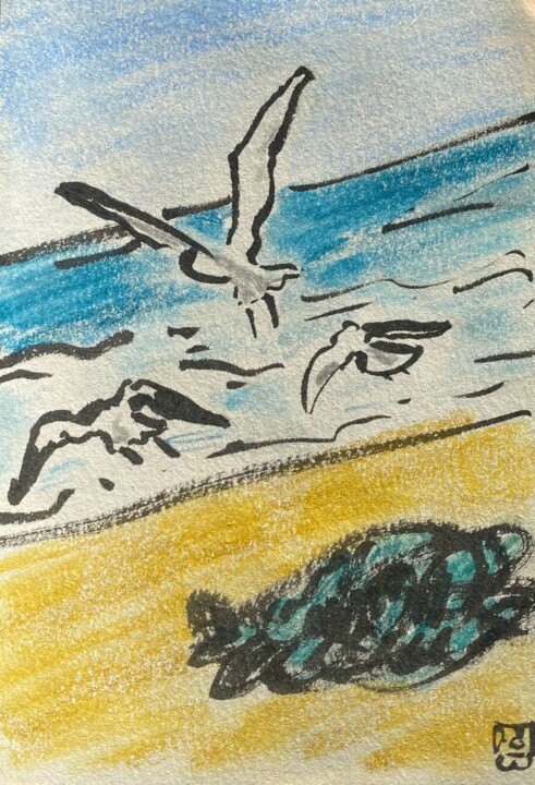 l'envol Resim, 5,5x3,9 in